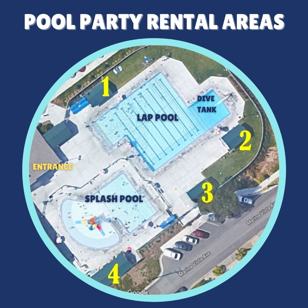 pool  party rental map