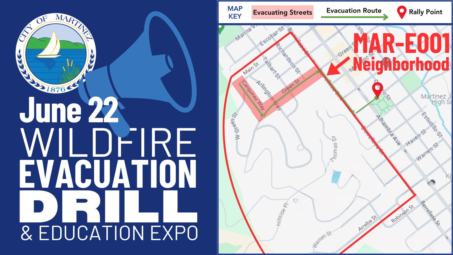 Newsletter Evacuation Drill Graphic